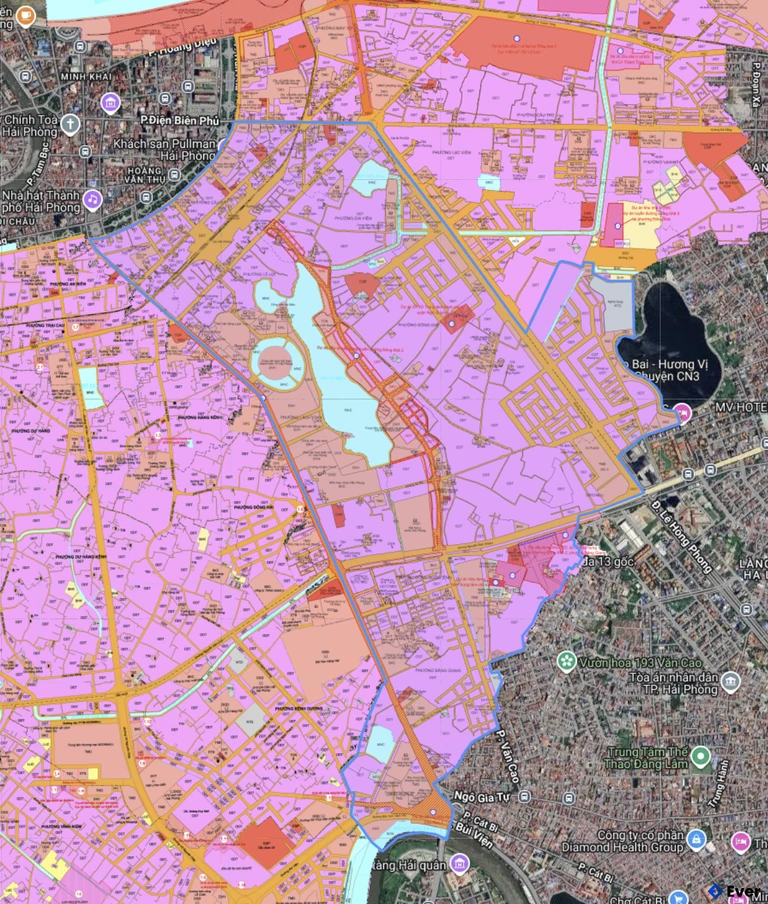 Bản đồ quy hoạch phường Ngô Quyền