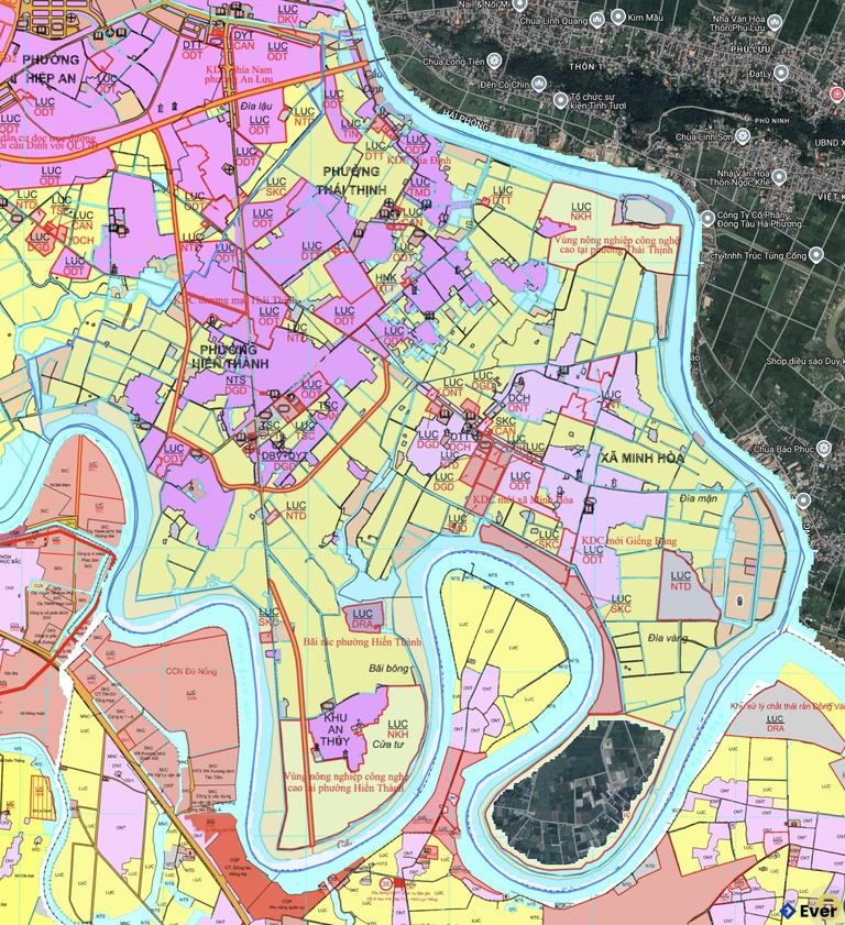 Bản đồ quy hoạch phường Nguyễn Đại Năng