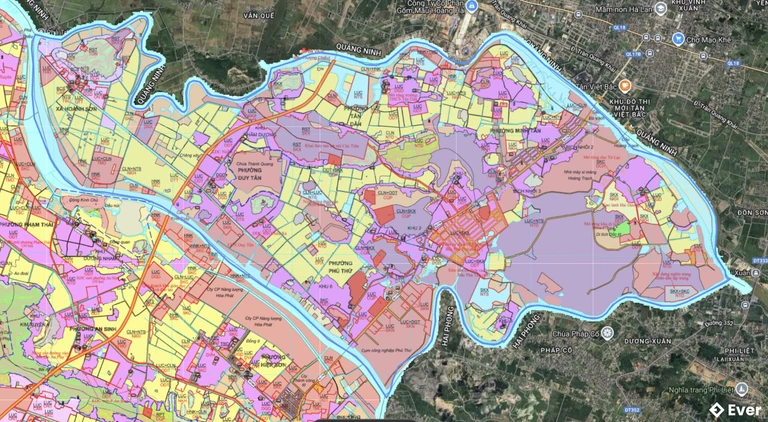 Bản đồ quy hoạch phường Nhị Chiểu