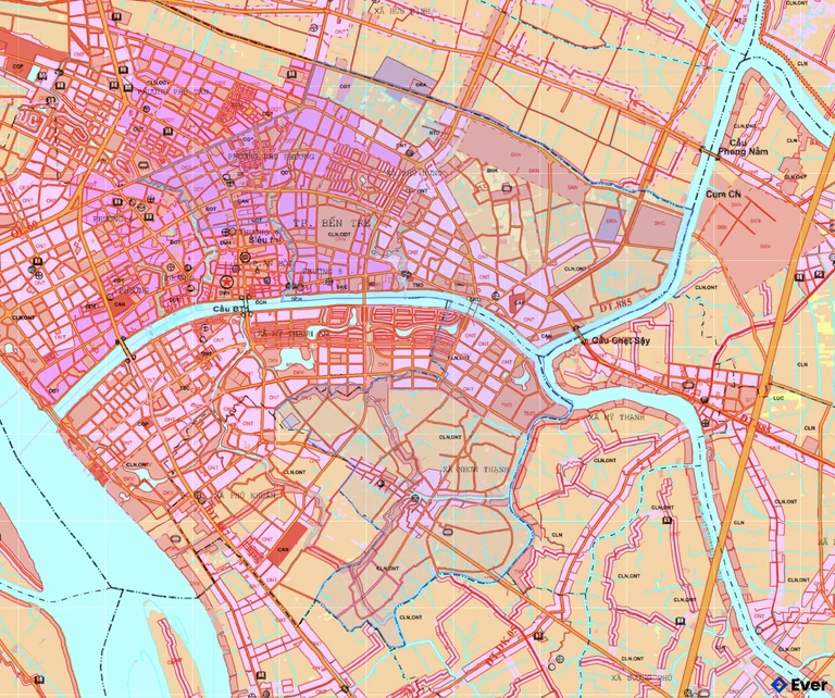 Bản đồ quy hoạch phường Phú Khương