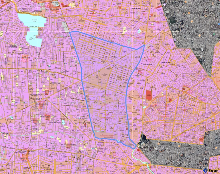 Bản đồ quy hoạch phường Phú Thạnh