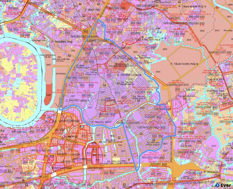 Bản đồ quy hoạch phường Phước Long