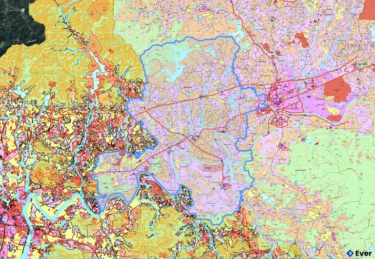 Bản đồ quy hoạch phường Phượng Sơn