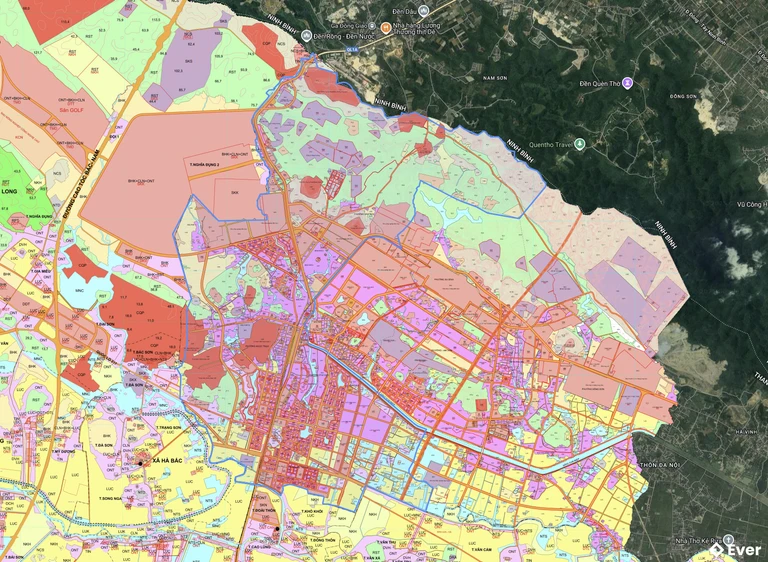 Bản đồ quy hoạch phường Quang Trung