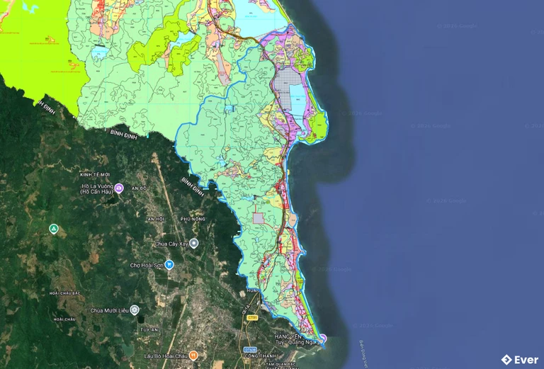 Bản đồ quy hoạch phường Sa Huỳnh