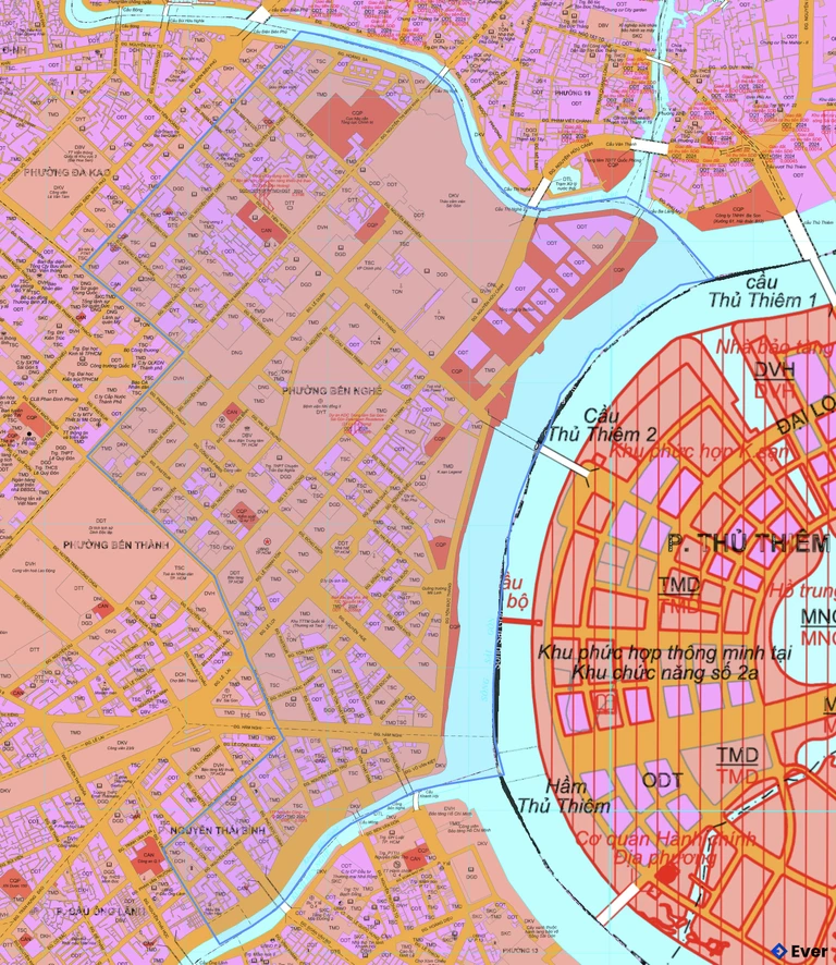 Bản đồ quy hoạch phường Sài Gòn