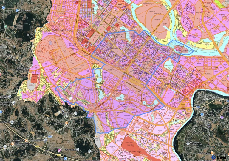 Bản đồ quy hoạch phường Tam Kỳ sau sáp nhập