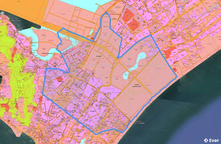 Bản đồ quy hoạch phường Tam Thắng