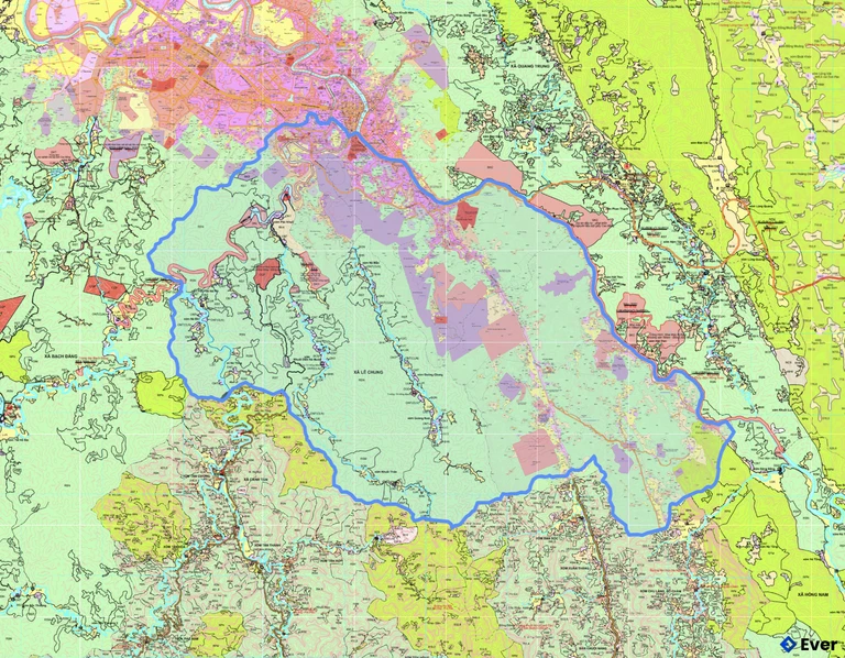 Bản đồ quy hoạch phường Tân Giang