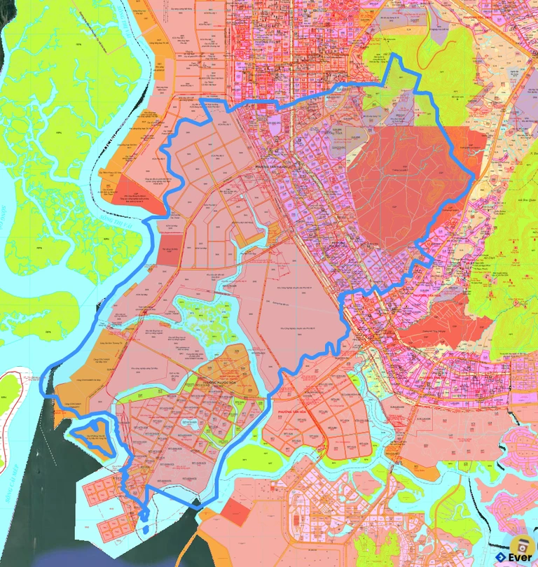 Bản đồ quy hoạch phường Tân Phước