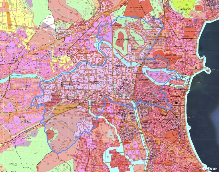 Bản đồ quy hoạch phường Tây Nha Trang