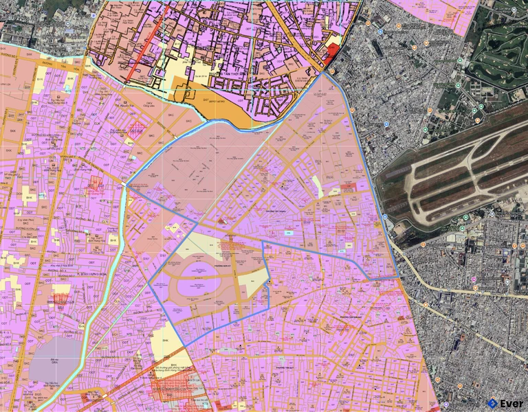 Bản đồ quy hoạch phường Tây Thạnh
