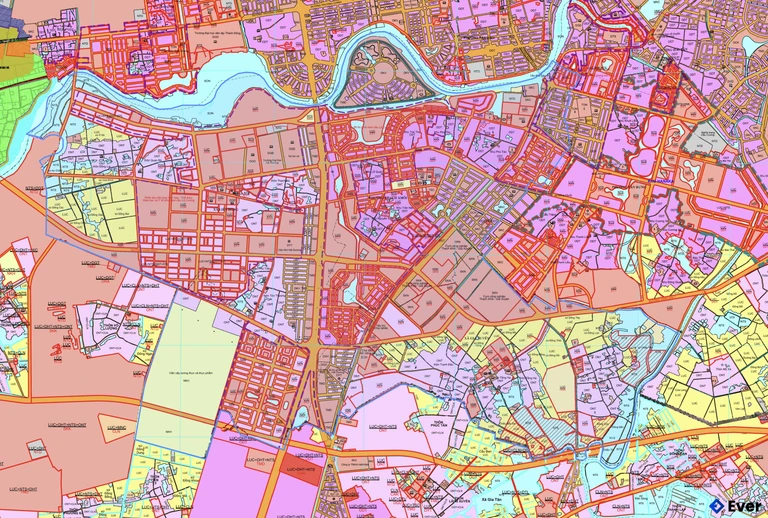 Bản đồ quy hoạch phường Thạch Khôi