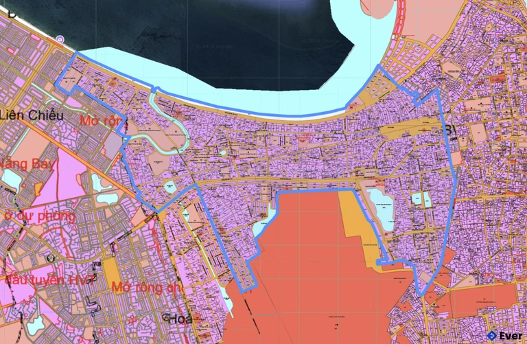 Bản đồ quy hoạch phường Thanh Khê sau sáp nhập