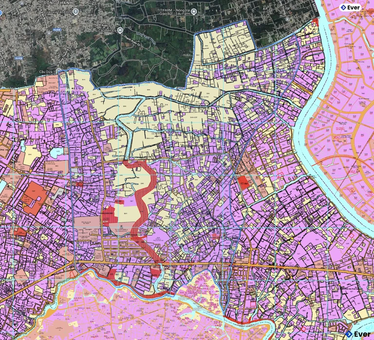 Bản đồ quy hoạch phường Thới An
