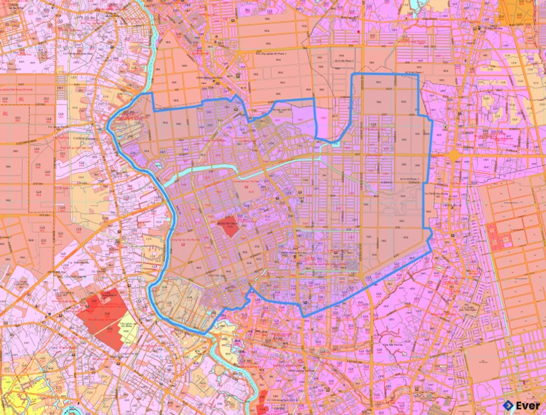 Bản đồ quy hoạch phường Thới Hòa