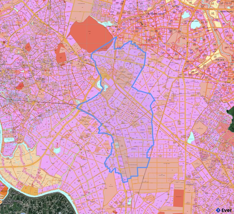 Bản đồ quy hoạch phường Thuận Giao