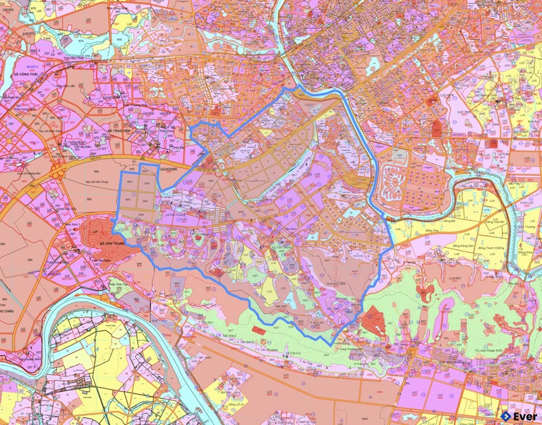 Bản đồ quy hoạch phường Tiền Phong