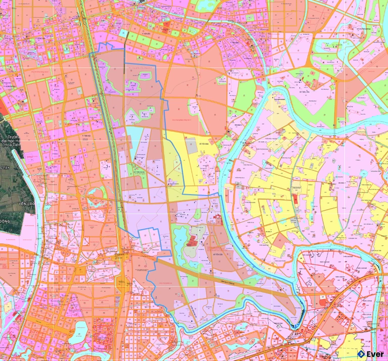 Bản đồ quy hoạch phường Tiên Sơn