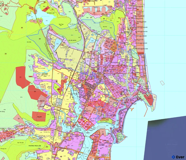Bản đồ quy hoạch phường Tĩnh Gia