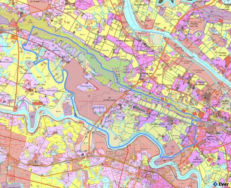 Bản đồ quy hoạch phường Trần Liễu