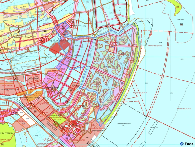Bản đồ quy hoạch phường Trường Long Hòa