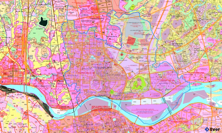 Bản đồ quy hoạch phường Trương Quang Trọng