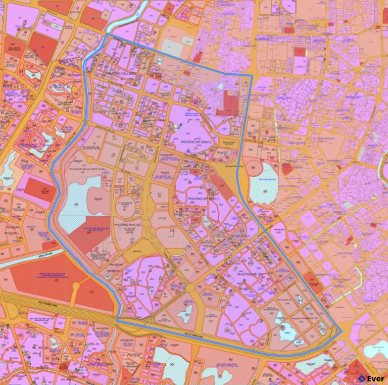 Bản đồ quy hoạch phường Từ Liêm