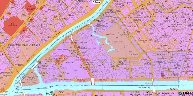 Bản đồ quy hoạch phường Vĩnh Hội