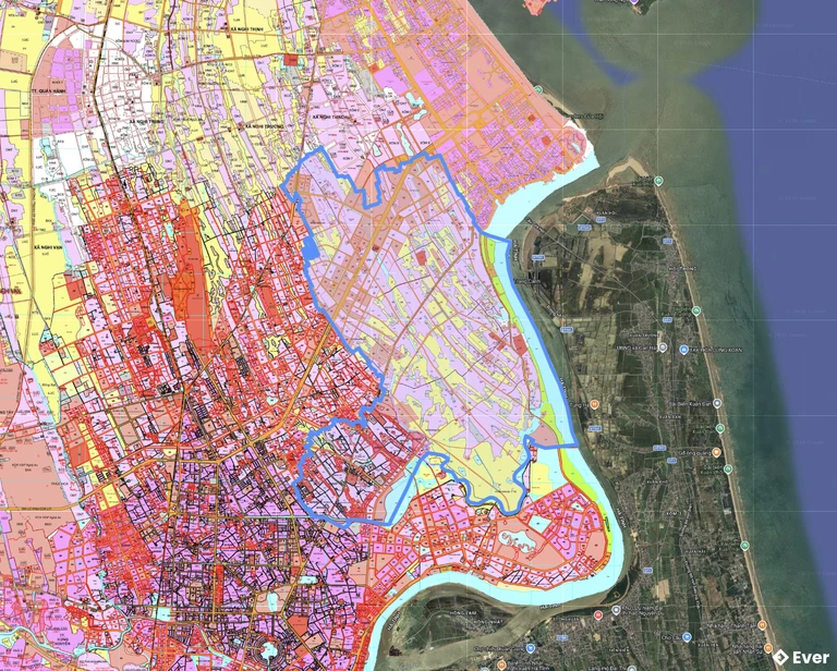 Bản đồ quy hoạch phường Vinh Lộc
