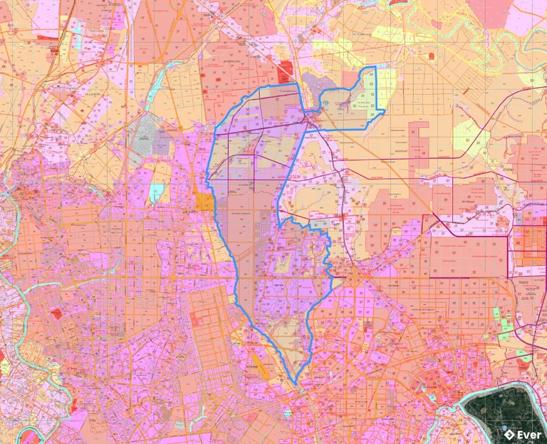 Bản đồ quy hoạch phường Vĩnh Tân