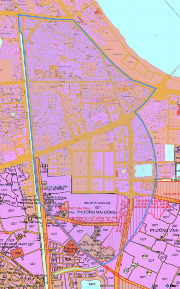 Bản đồ quy hoạch phường Vĩnh Tuy