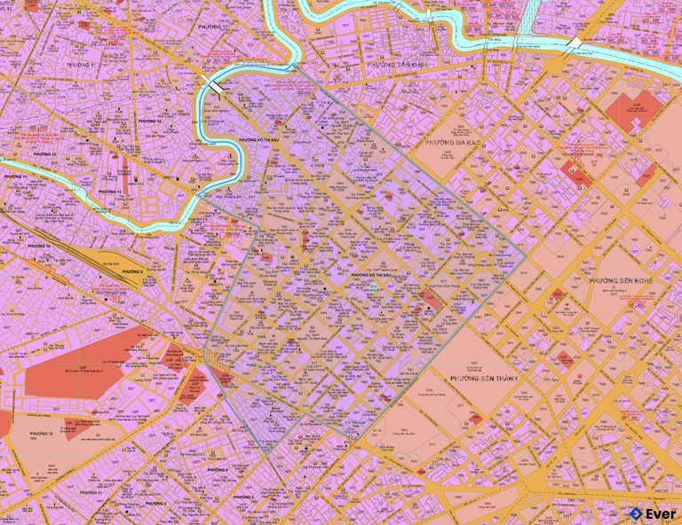 Bản đồ quy hoạch phường Xuân Hòa