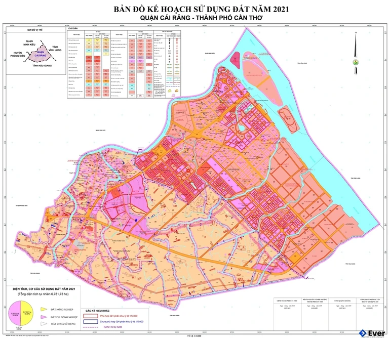 Bản đồ quy hoạch Quận Cái Răng