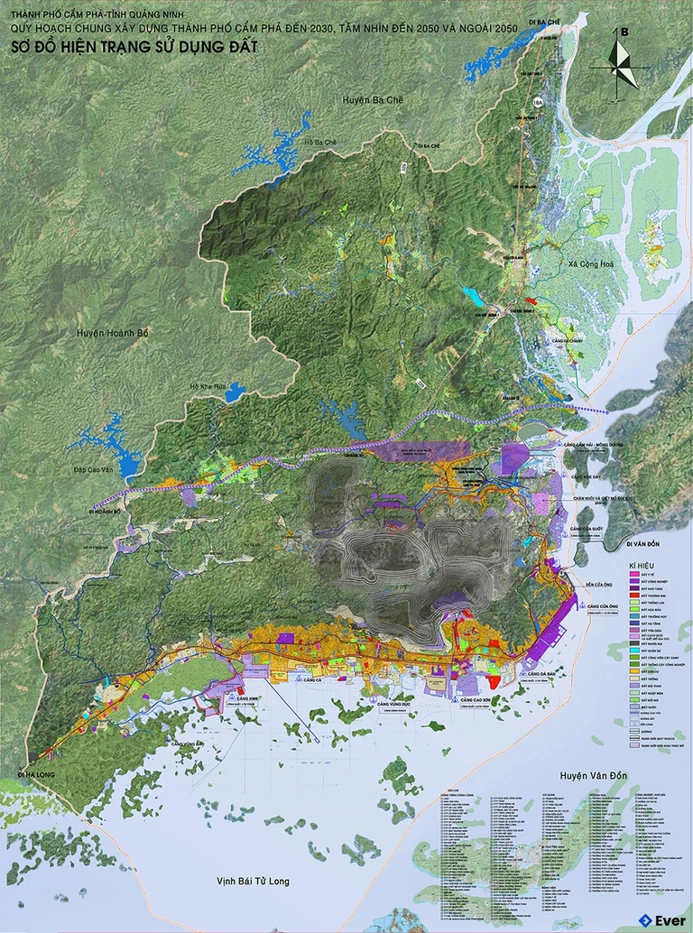 Bản đồ quy hoạch Thành phố Cẩm Phả