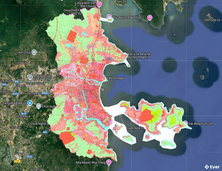 Bản đồ quy hoạch Thành phố Nha Trang