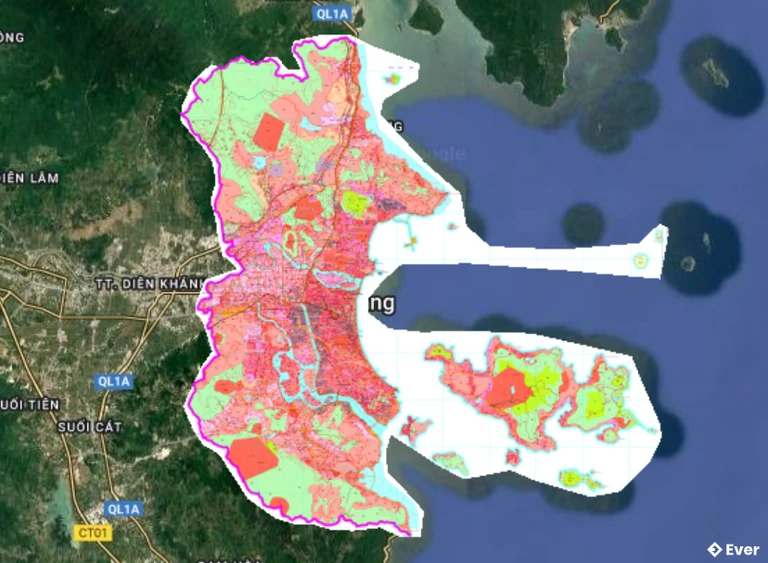 Bản đồ quy hoạch thành phố Nha Trang