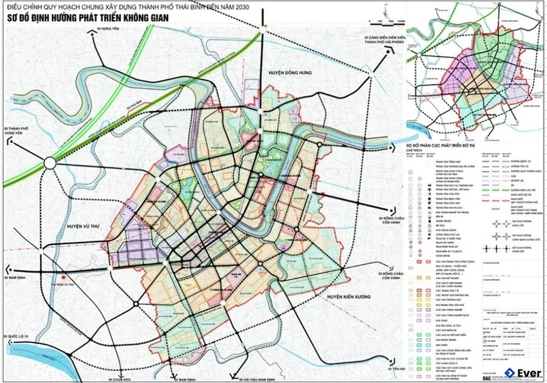 Bản đồ quy hoạch Thành phố Thái Bình