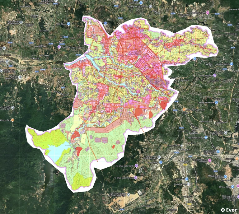 Bản đồ quy hoạch thị xã An Nhơn