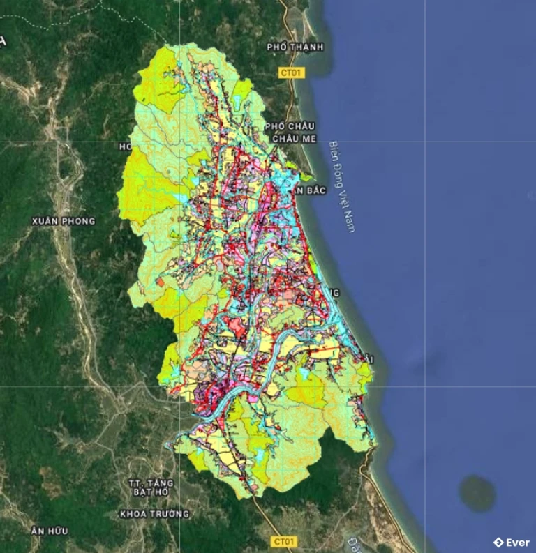 Bản đồ quy hoạch Thị xã Hoài Nhơn