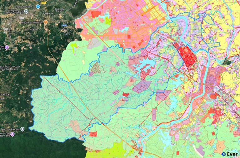 Bản đồ quy hoạch xã Ái Tử