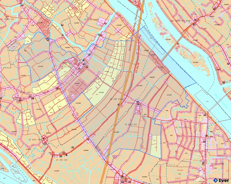 Bản đồ quy hoạch xã An Định