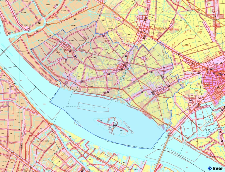 Bản đồ quy hoạch xã An Hiệp