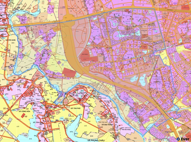 Bản đồ quy hoạch xã An Khánh