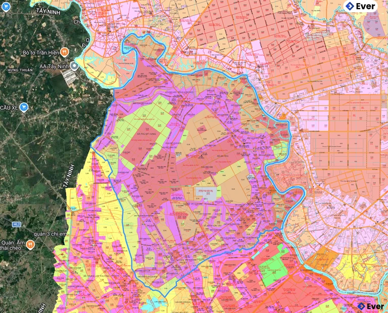 Bản đồ quy hoạch xã An Nhơn Tây