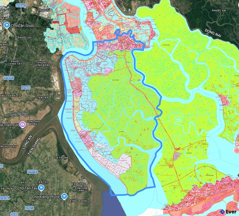 Bản đồ quy hoạch xã An Thới Đông