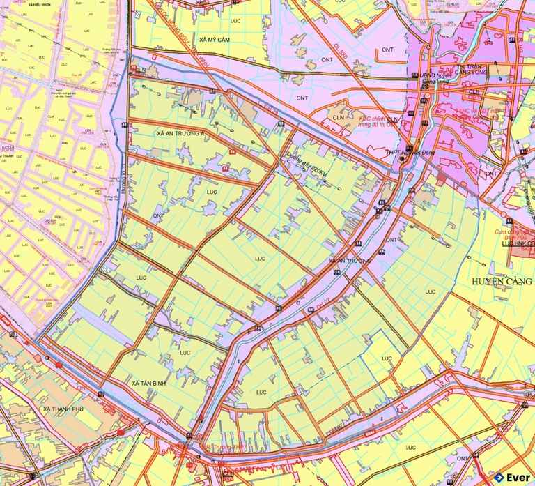 Bản đồ quy hoạch xã An Trường