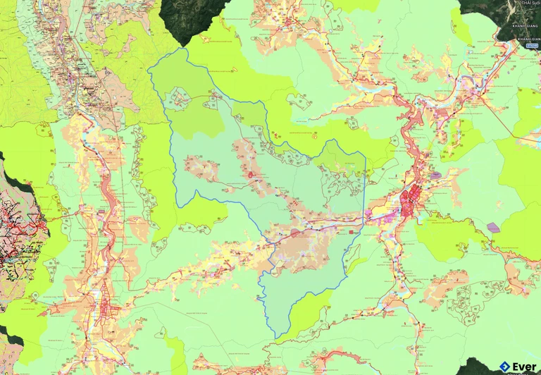 Bản đồ quy hoạch xã Ba Dinh
