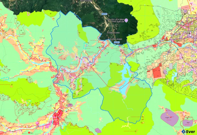 Bản đồ quy hoạch xã Ba Động