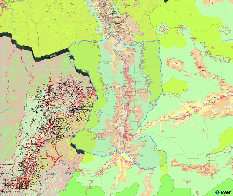 Bản đồ quy hoạch xã Ba Vì